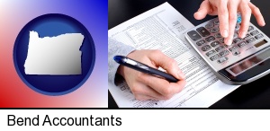 Bend, Oregon - an accountant at work