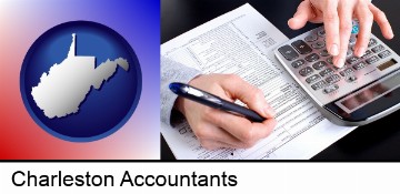 an accountant at work in Charleston, WV
