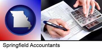 an accountant at work in Springfield, MO